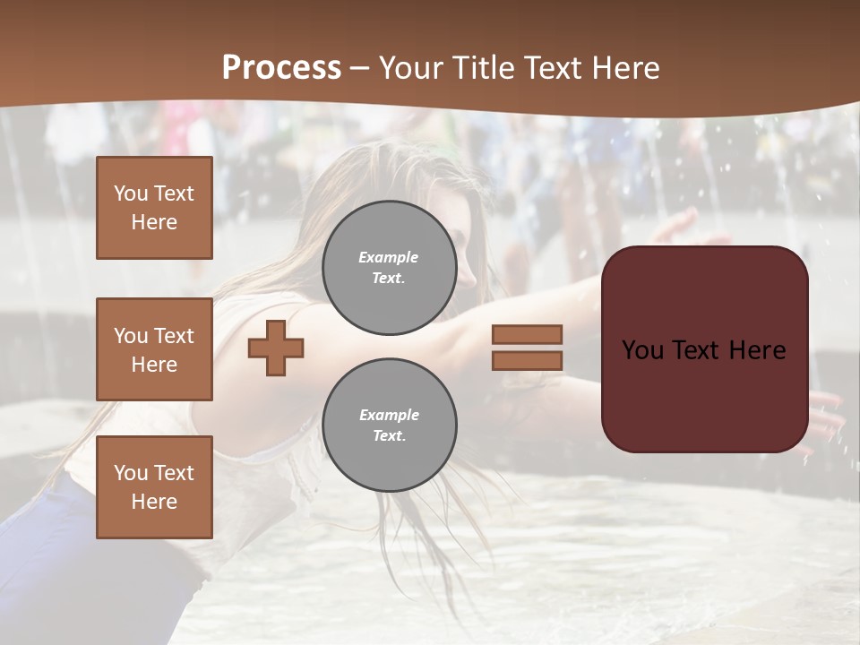 Temperature Enjoying Youth PowerPoint Template