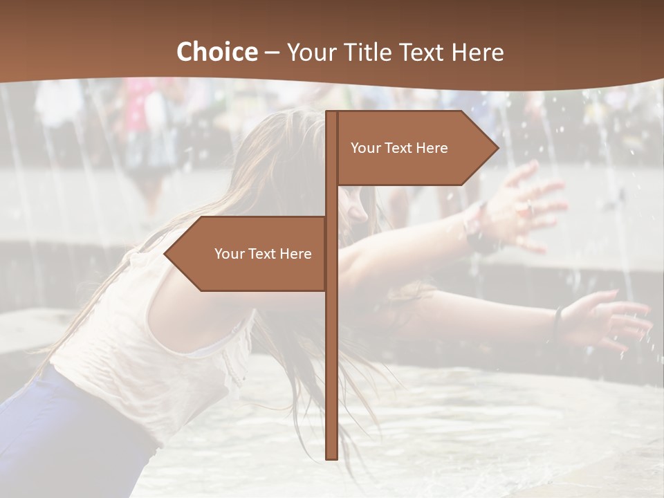 Temperature Enjoying Youth PowerPoint Template