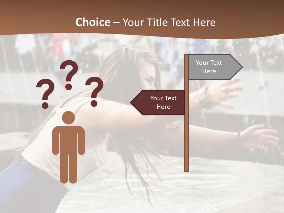 Temperature Enjoying Youth PowerPoint Template