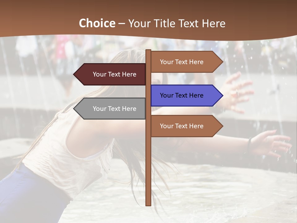 Temperature Enjoying Youth PowerPoint Template