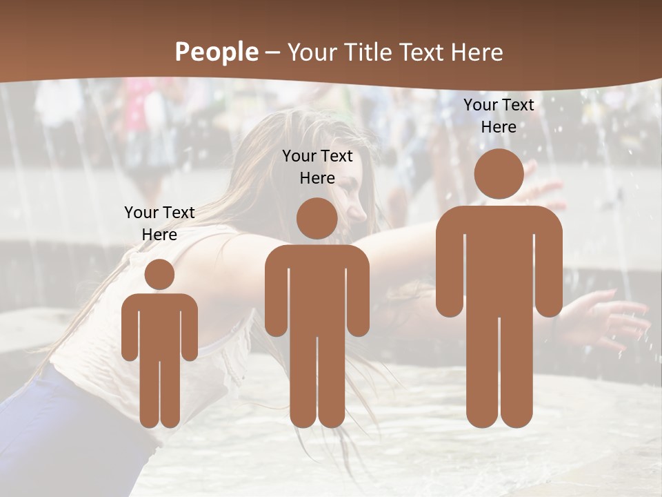 Temperature Enjoying Youth PowerPoint Template