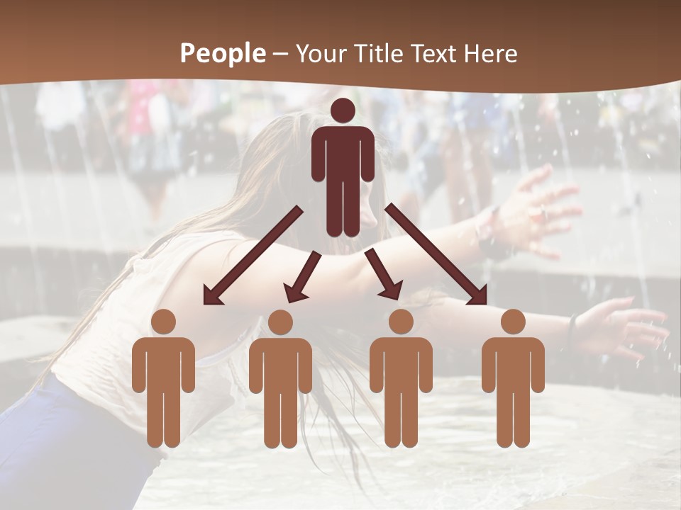 Temperature Enjoying Youth PowerPoint Template