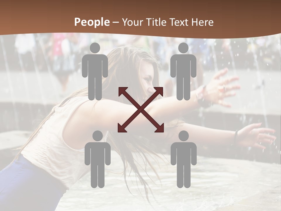 Temperature Enjoying Youth PowerPoint Template