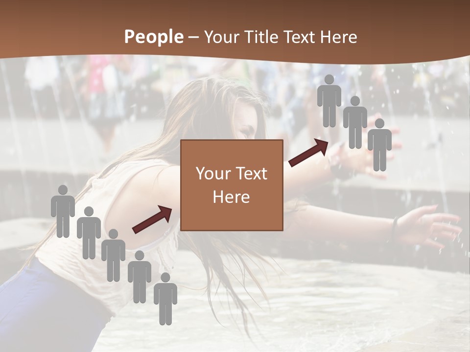 Temperature Enjoying Youth PowerPoint Template