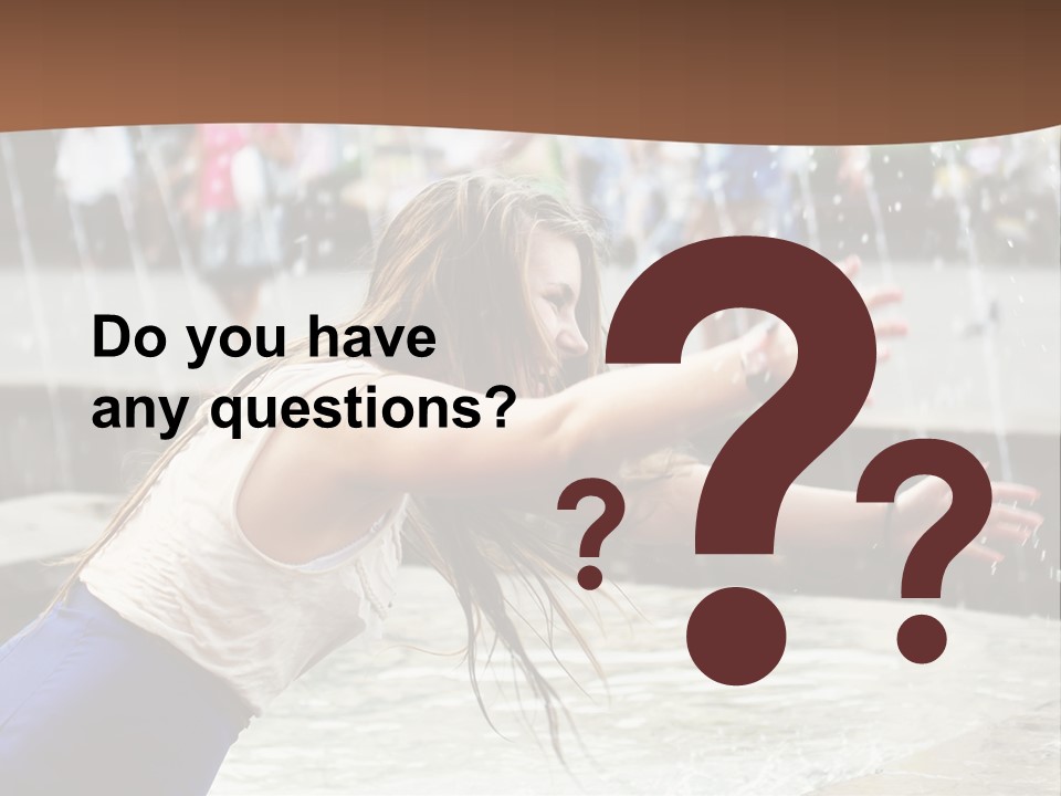 Temperature Enjoying Youth PowerPoint Template