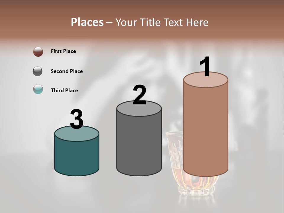 Upset People Table PowerPoint Template