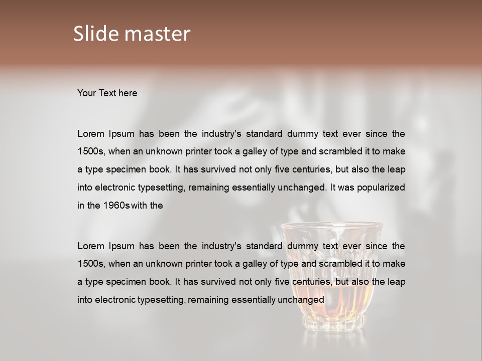 Upset People Table PowerPoint Template