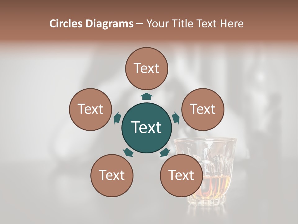 Upset People Table PowerPoint Template