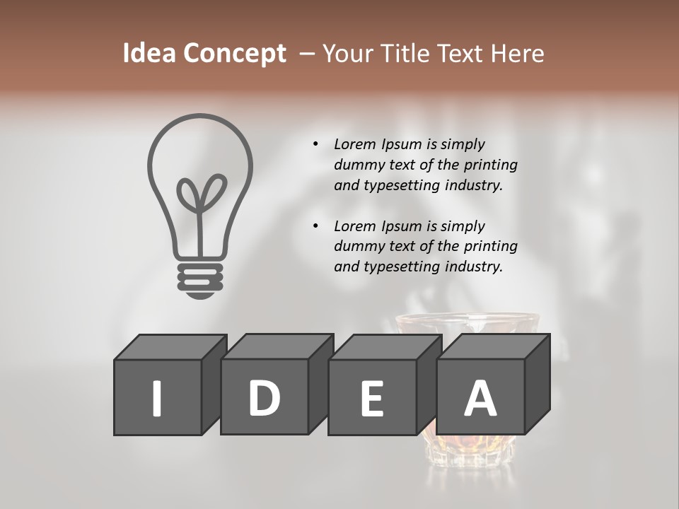 Upset People Table PowerPoint Template