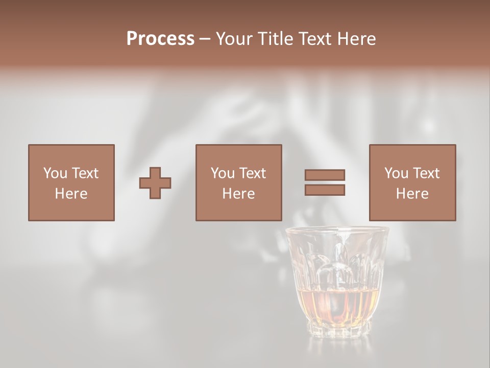 Upset People Table PowerPoint Template
