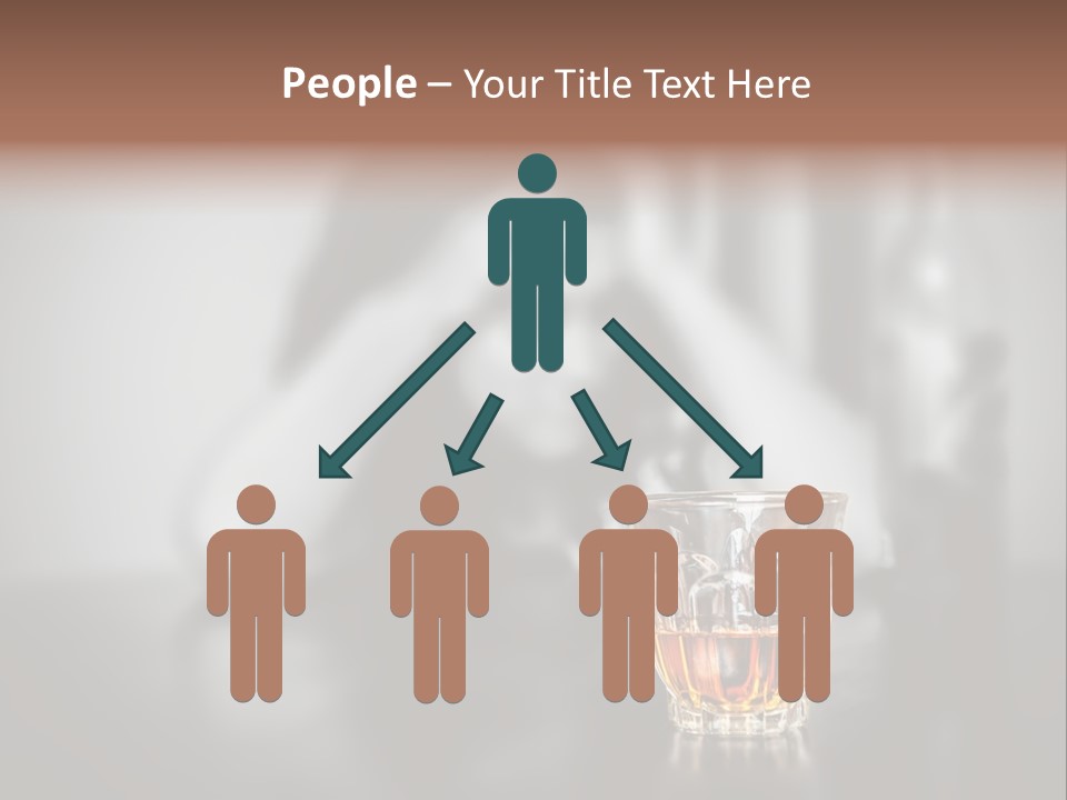 Upset People Table PowerPoint Template