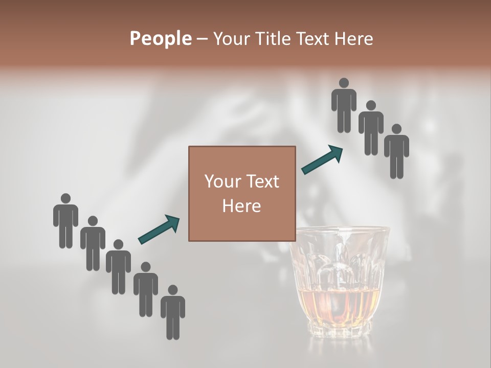 Upset People Table PowerPoint Template