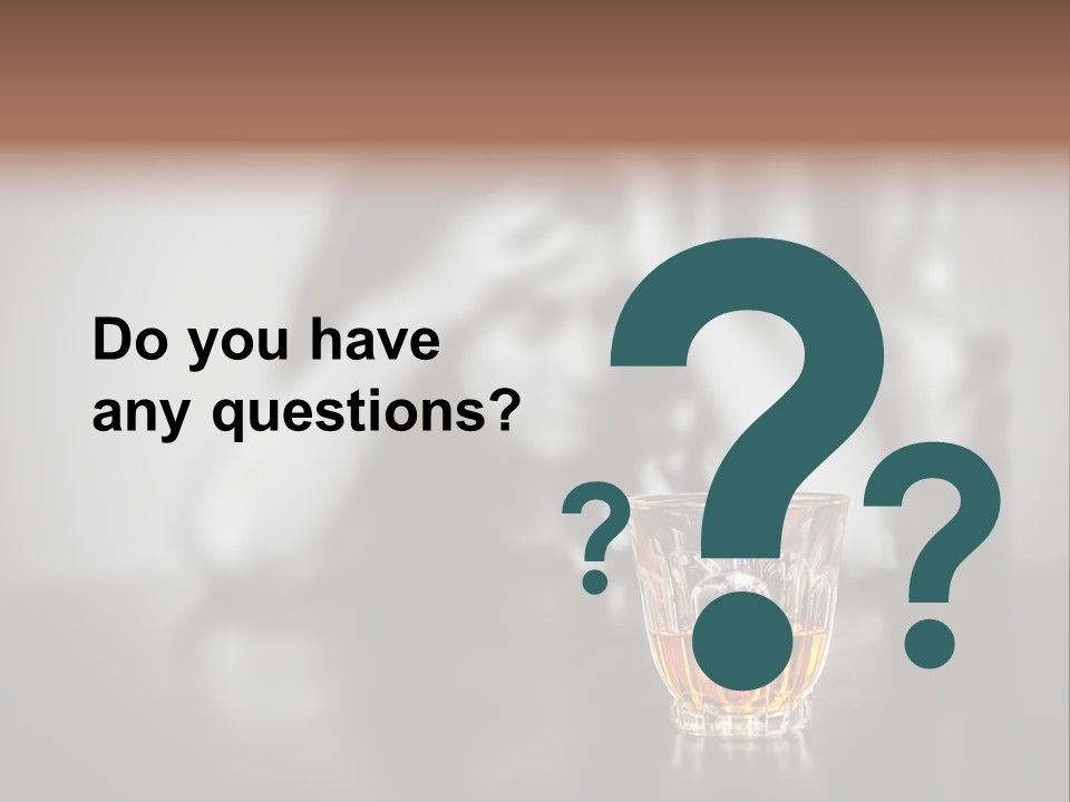 Upset People Table PowerPoint Template