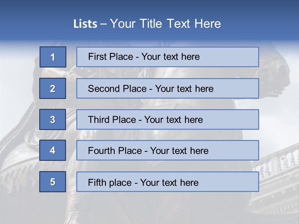 Emperor Marcus Aurelius Tunic PowerPoint Template