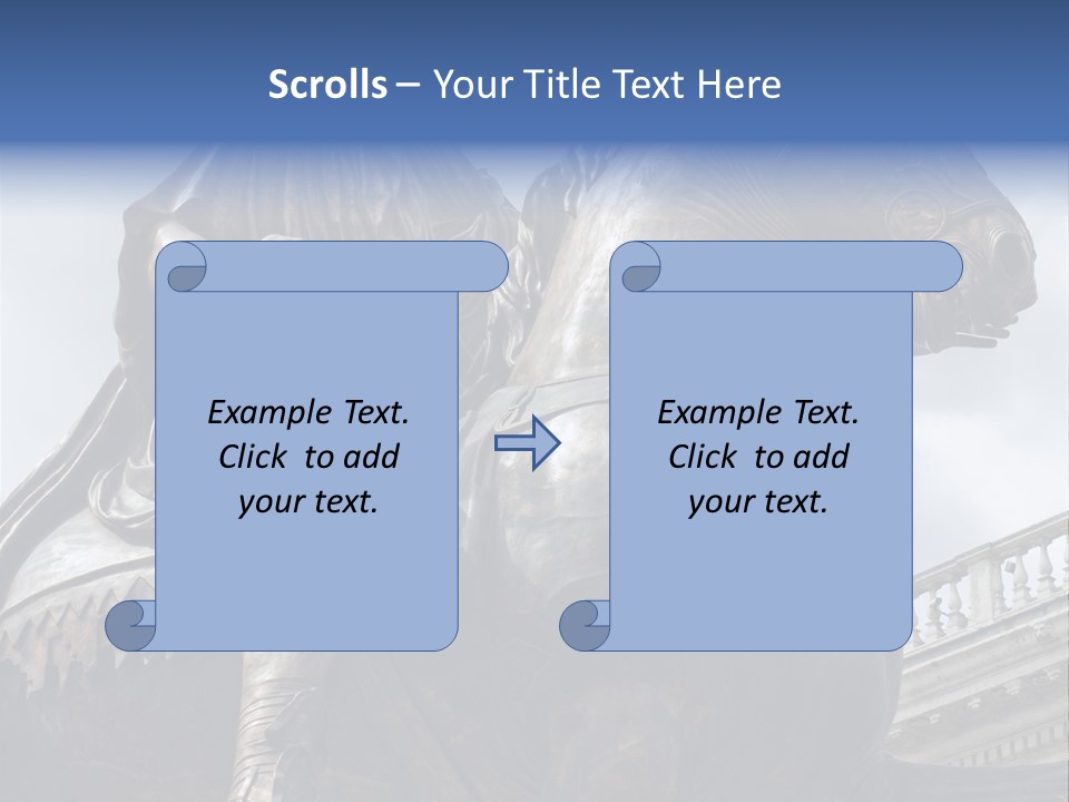 Emperor Marcus Aurelius Tunic PowerPoint Template