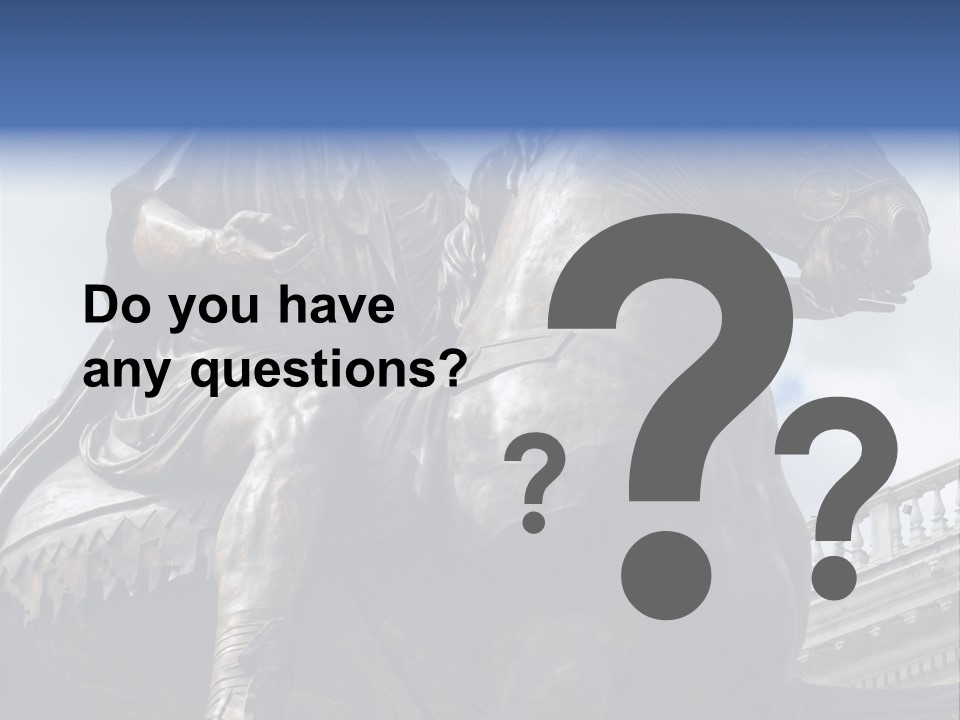 Emperor Marcus Aurelius Tunic PowerPoint Template