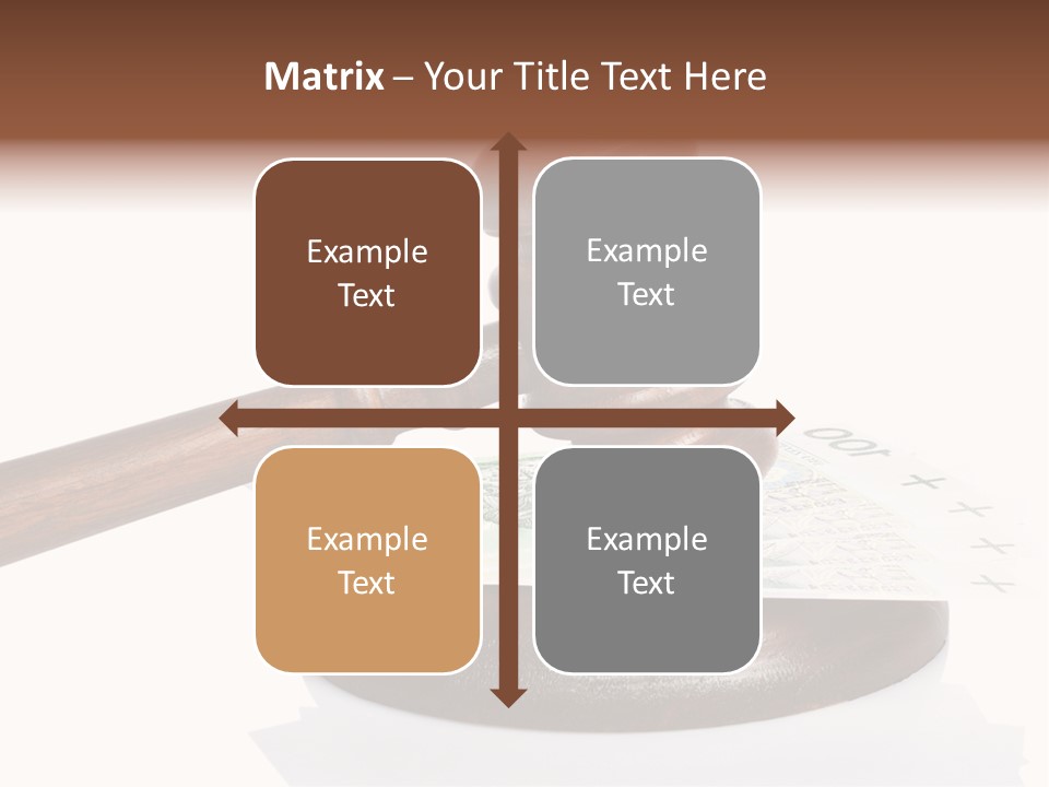 Proceeding Law Wood PowerPoint Template