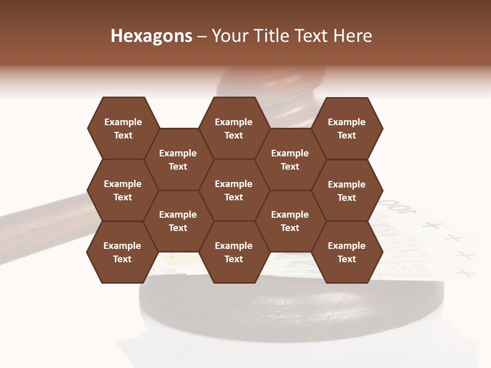 Proceeding Law Wood PowerPoint Template