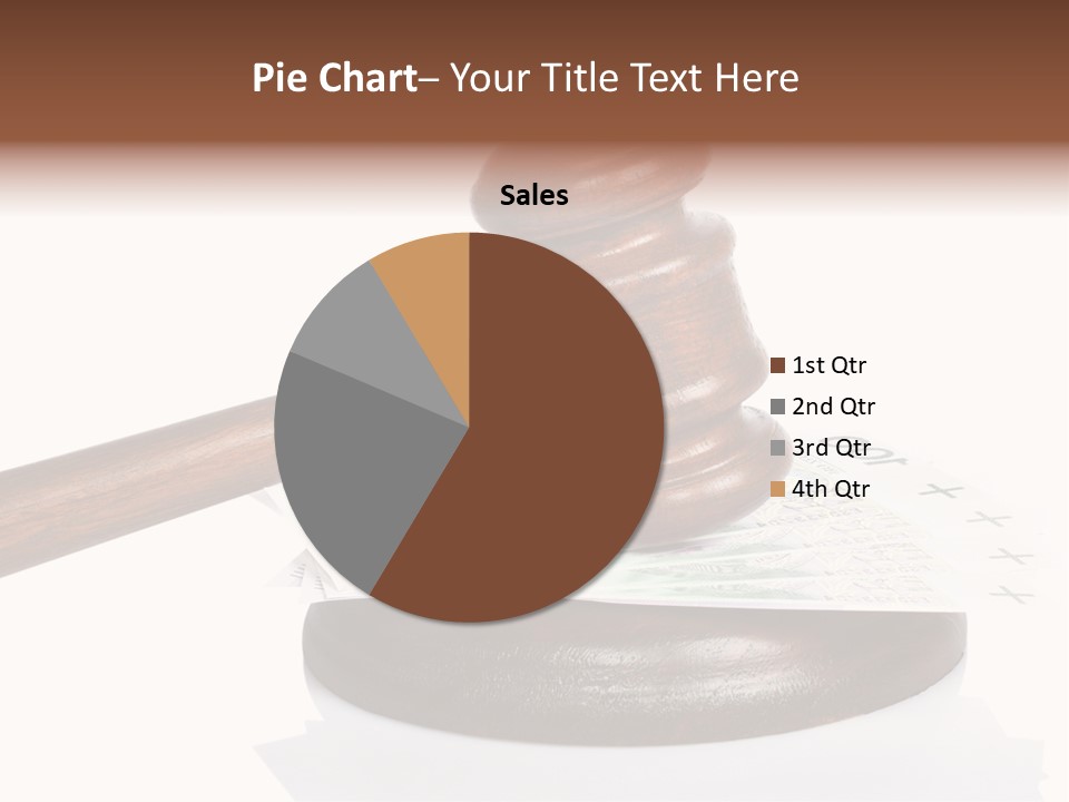 Proceeding Law Wood PowerPoint Template