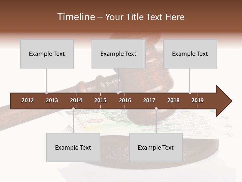 Proceeding Law Wood PowerPoint Template