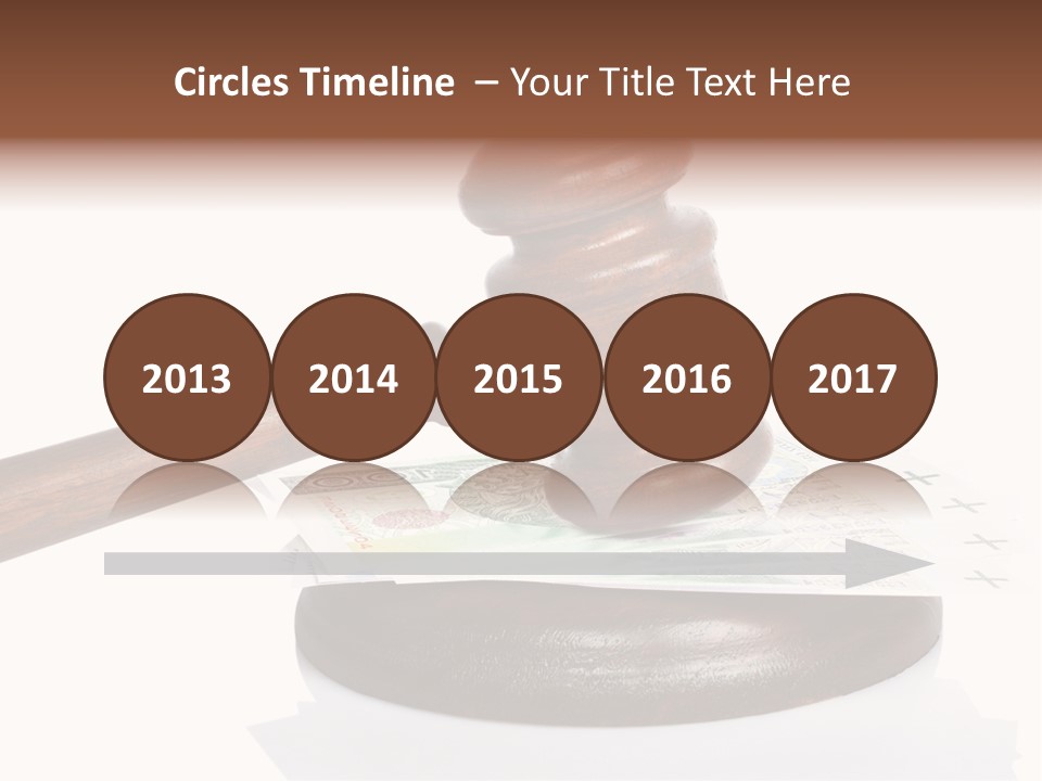 Proceeding Law Wood PowerPoint Template