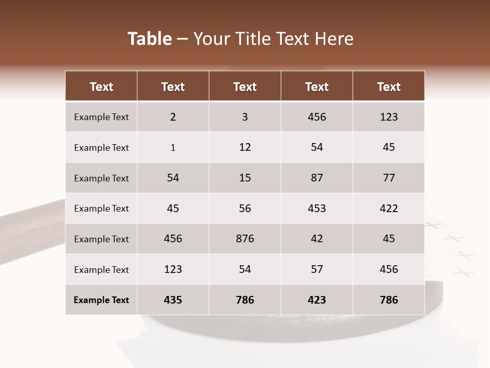 Proceeding Law Wood PowerPoint Template