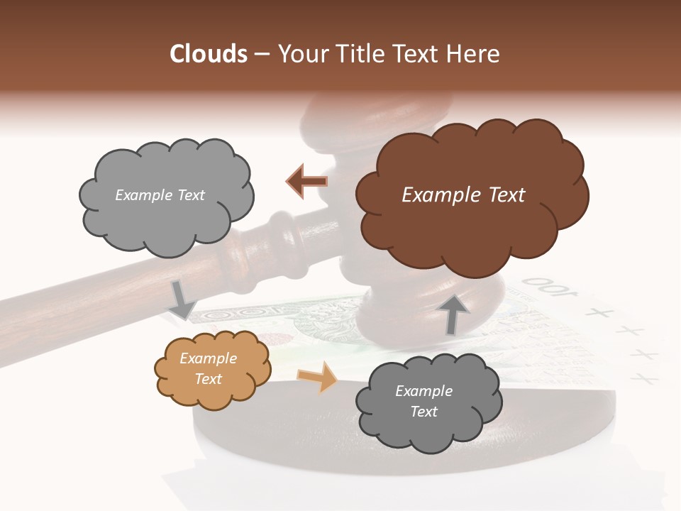 Proceeding Law Wood PowerPoint Template