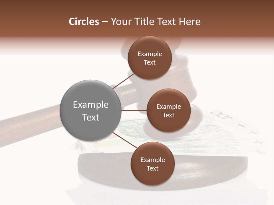 Proceeding Law Wood PowerPoint Template
