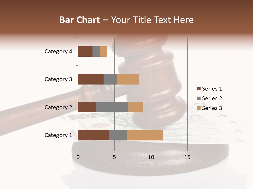 Proceeding Law Wood PowerPoint Template