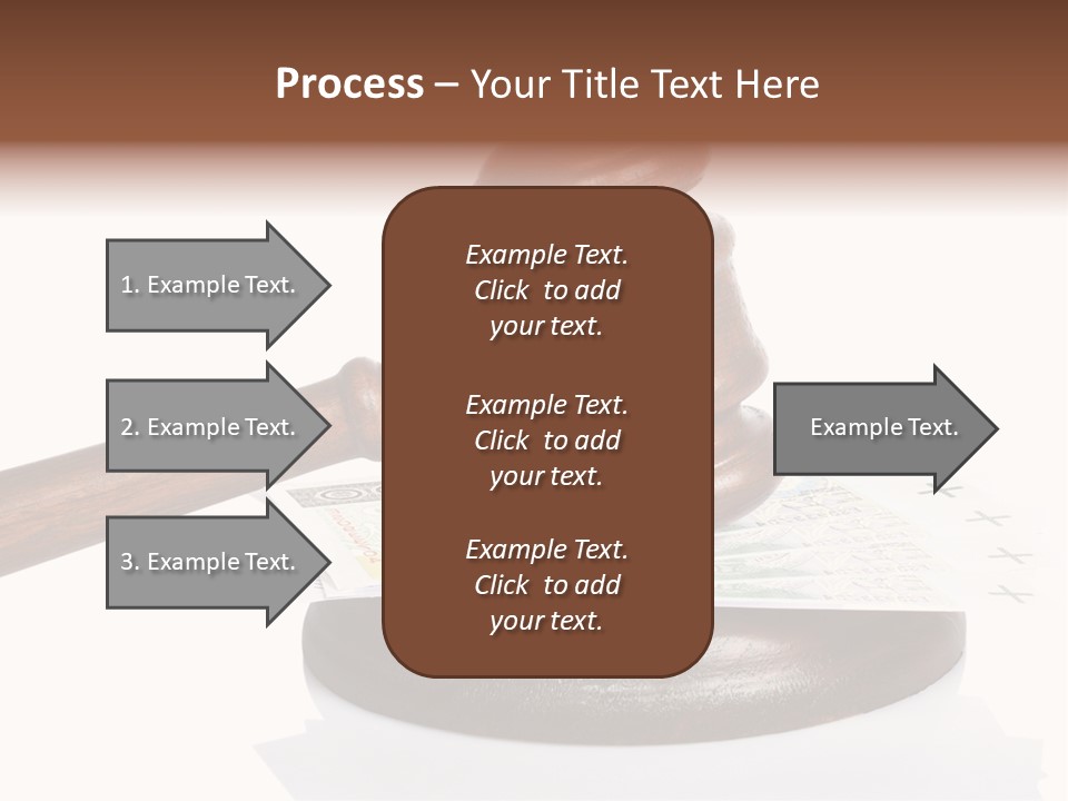 Proceeding Law Wood PowerPoint Template