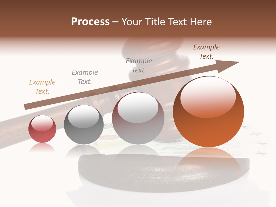 Proceeding Law Wood PowerPoint Template