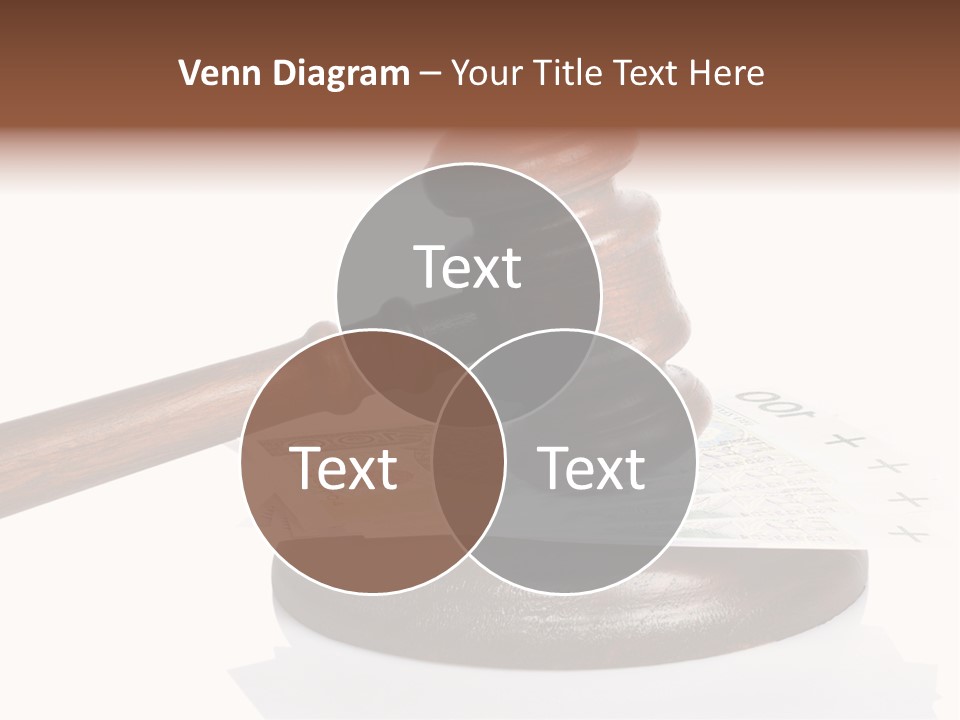 Proceeding Law Wood PowerPoint Template