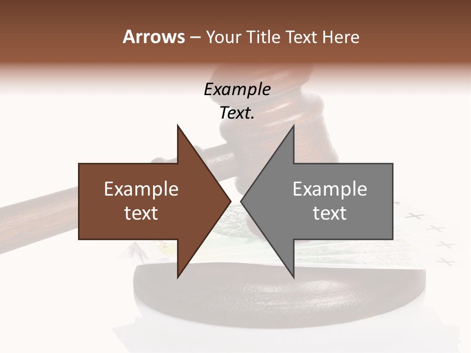 Proceeding Law Wood PowerPoint Template