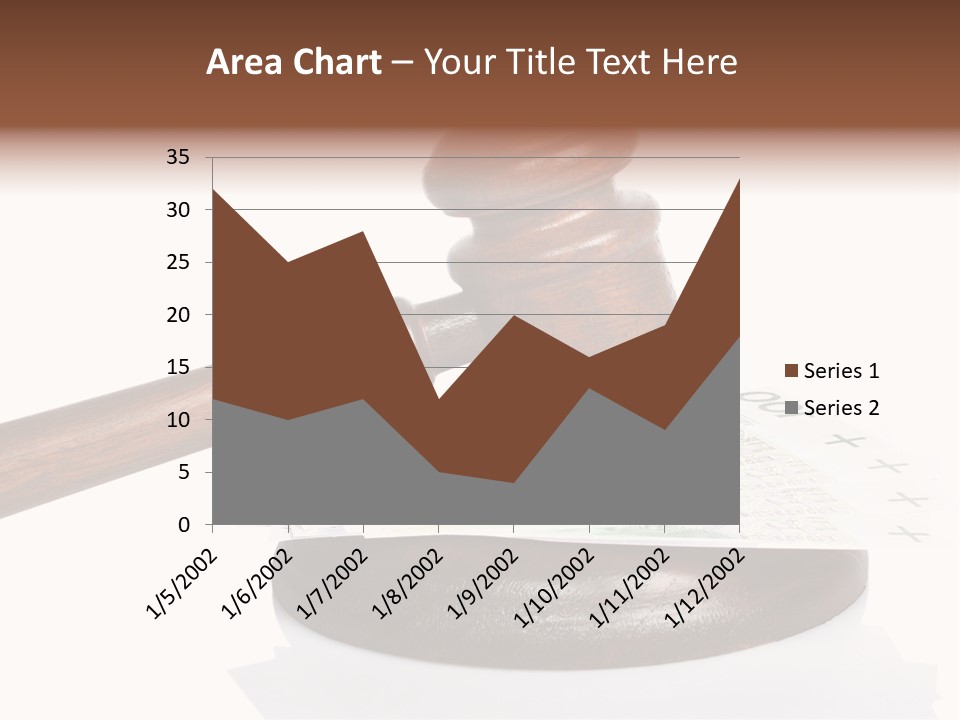 Proceeding Law Wood PowerPoint Template