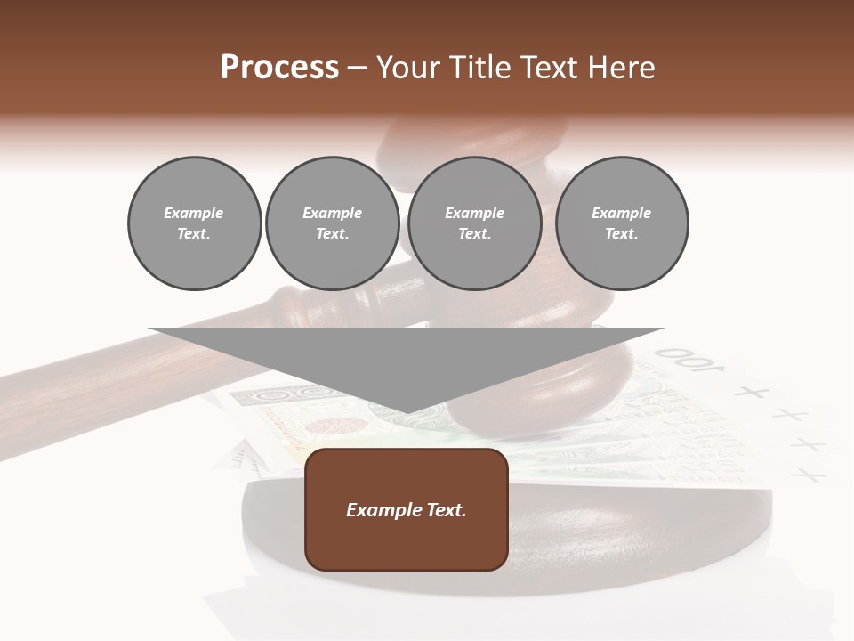 Proceeding Law Wood PowerPoint Template