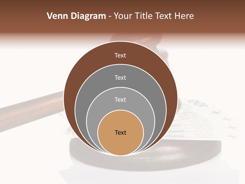 Proceeding Law Wood PowerPoint Template