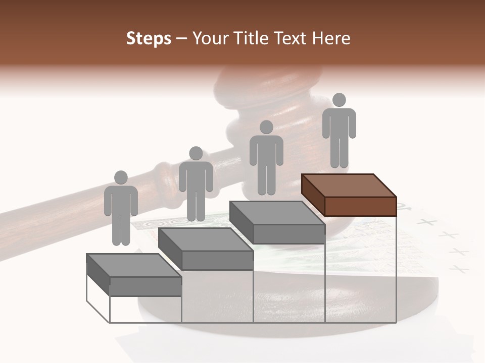 Proceeding Law Wood PowerPoint Template
