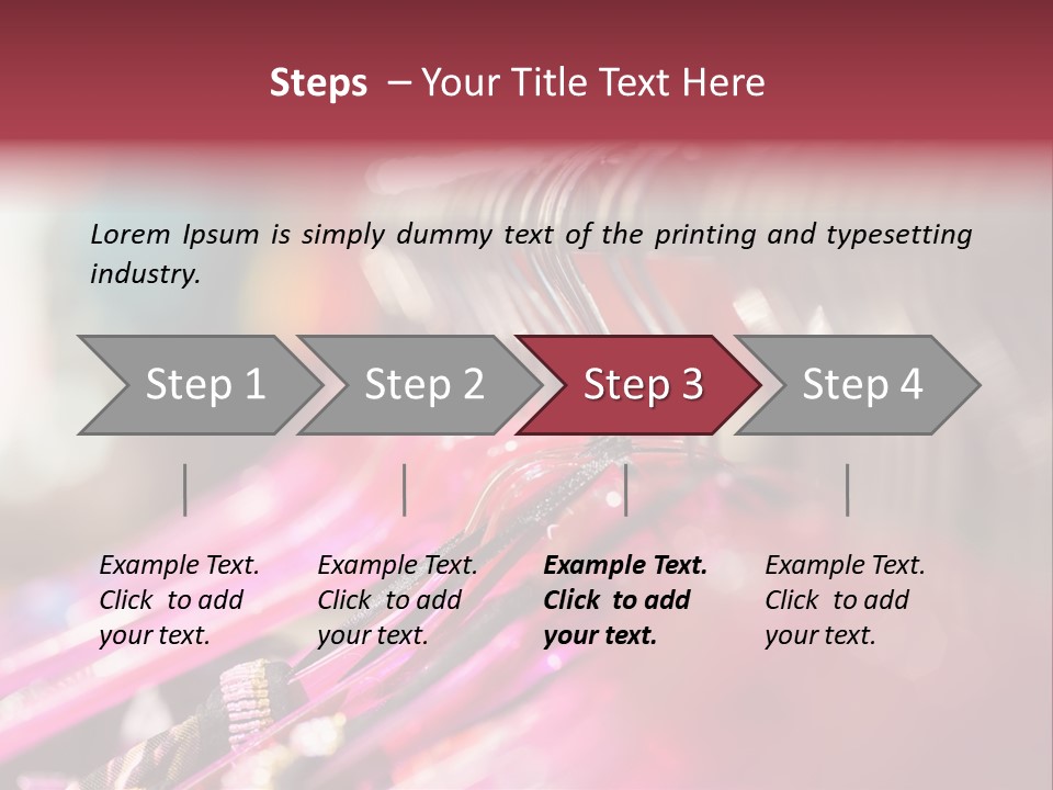 Market Hanger Apparel PowerPoint Template