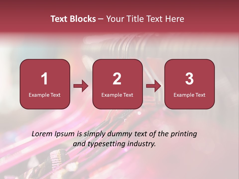 Market Hanger Apparel PowerPoint Template