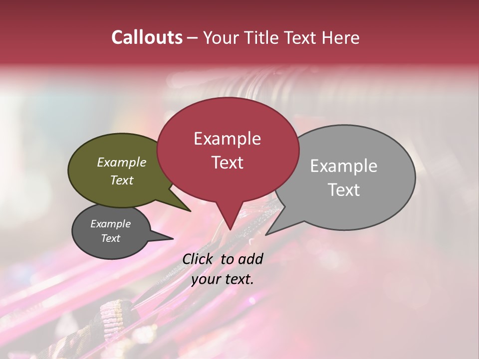 Market Hanger Apparel PowerPoint Template