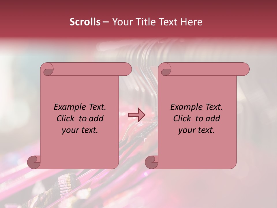 Market Hanger Apparel PowerPoint Template