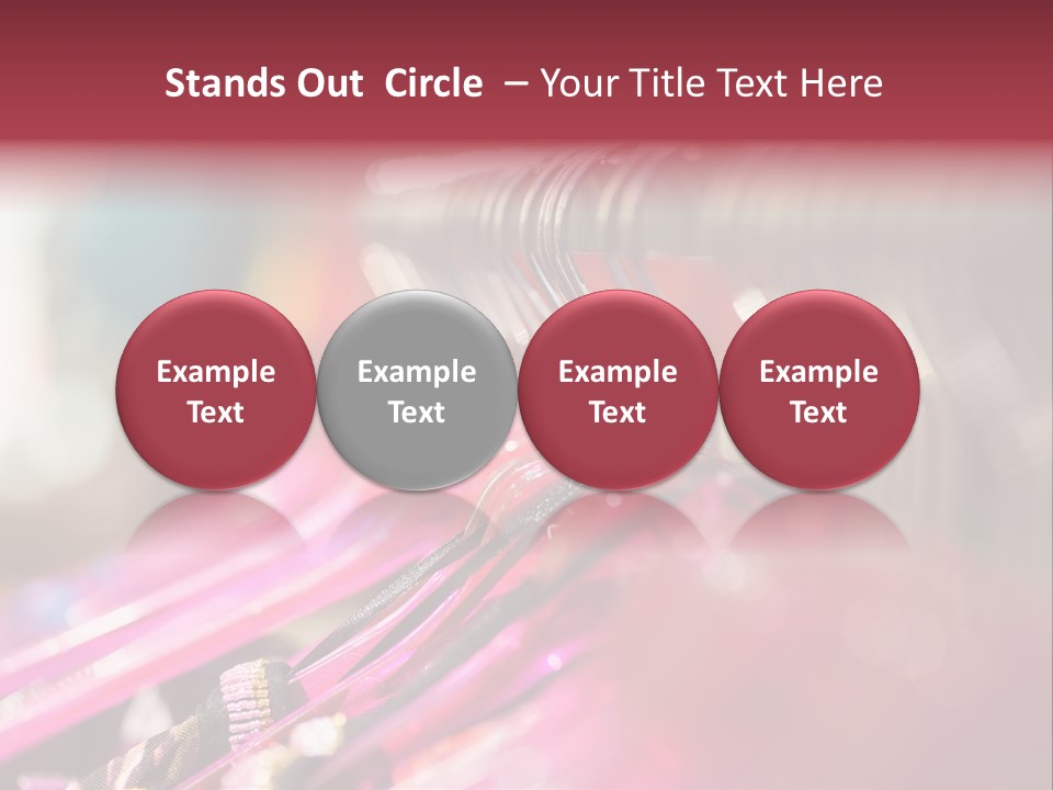 Market Hanger Apparel PowerPoint Template