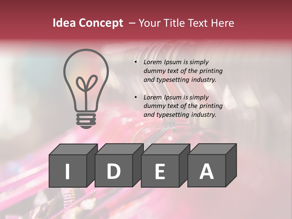 Market Hanger Apparel PowerPoint Template