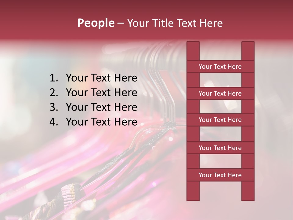 Market Hanger Apparel PowerPoint Template