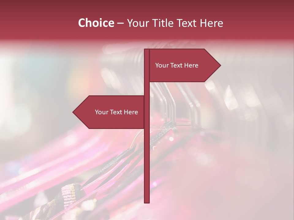 Market Hanger Apparel PowerPoint Template