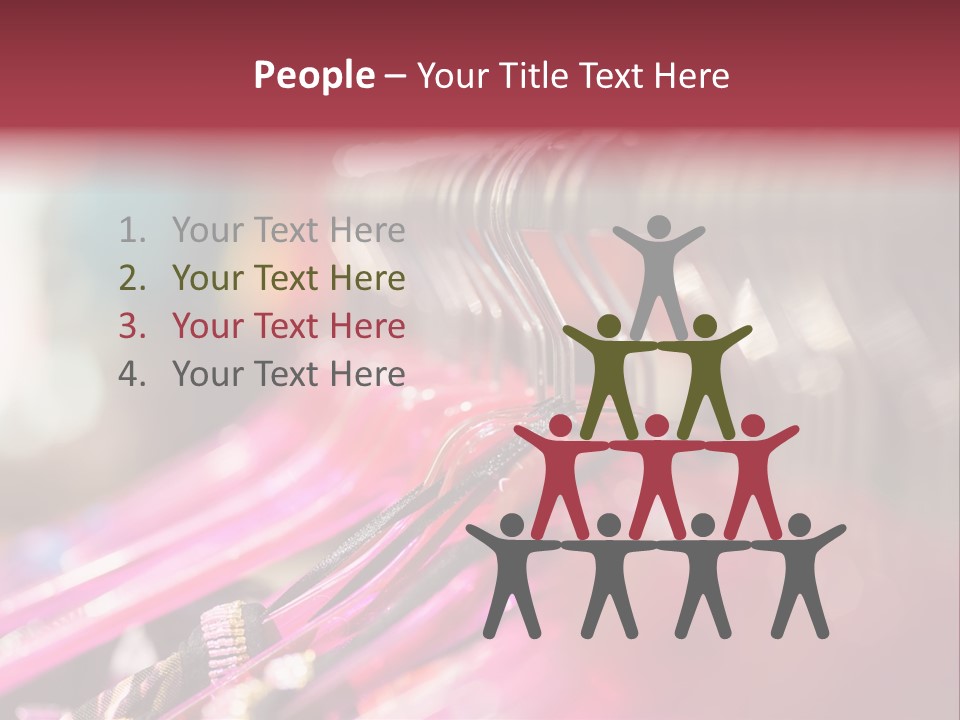 Market Hanger Apparel PowerPoint Template