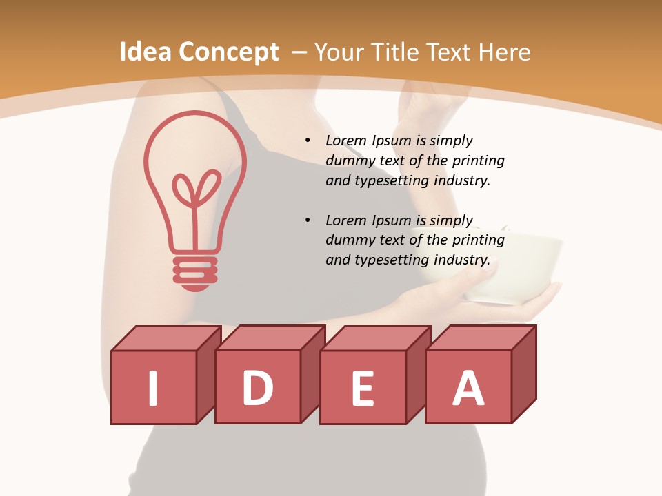 Maternity Female Mom PowerPoint Template