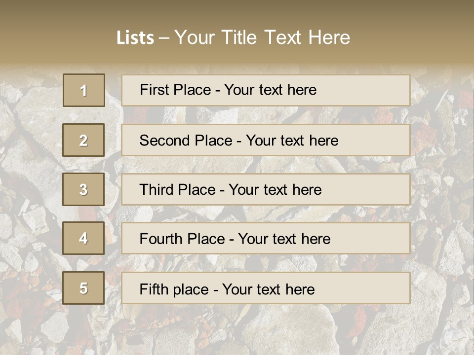 Rough Industrial Floor PowerPoint Template