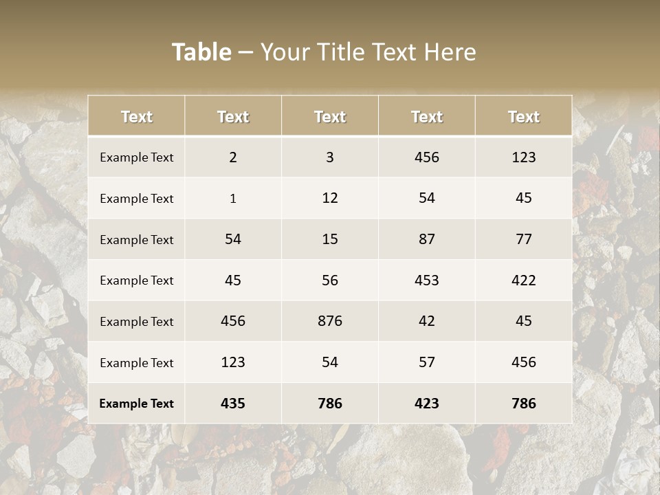 Rough Industrial Floor PowerPoint Template
