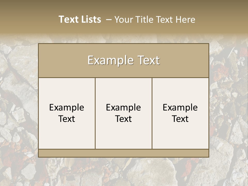 Rough Industrial Floor PowerPoint Template